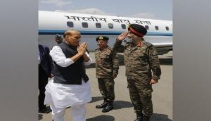 Rajnath Singh's 2-day visit to J-K commences as he reaches Srinagar