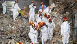 China: 5 killed after building collapses due to heavy rain