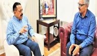 NHPC briefs Union Minister Jitendra Singh about its ongoing projects in J-K