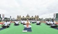 PM Modi leads Yoga Day celebrations from Mysuru, says yoga brings peace to society