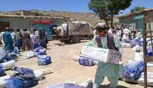 Life-saving relief continues to reach quake-hit eastern Afghanistan