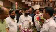 Pramod Sawant, Shinde-faction MLAs give warm welcome as new Maha CM arrives in Goa hotel