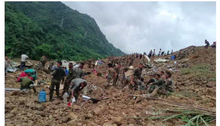 Manipur: 14 dead, several still trapped in landslide site; rescue ops underway