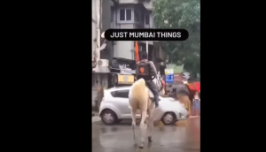 Swiggy delivery person rides horse to drop off order; here's the video