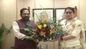 Smriti Irani takes charge of Ministry of Minority Affairs