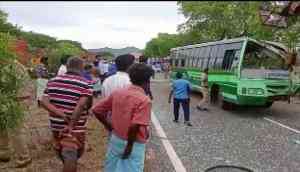 Tamil Nadu: 6 killed, 10 hurt as bus rammed into parked lorry
