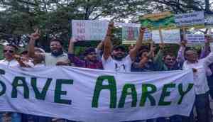 Mumbai: Protests underway in Aarey, Goregaon against building of metro car shed in forest