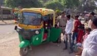 UP cops find 27 passengers sitting in an autorickshaw; checkout viral video