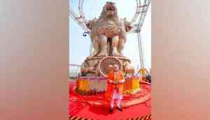 Congress leader questions PM Modi's unveiling of national emblem on new Parliament building
