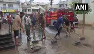 Cleaning works begin in flood-affected Surat as water recedes