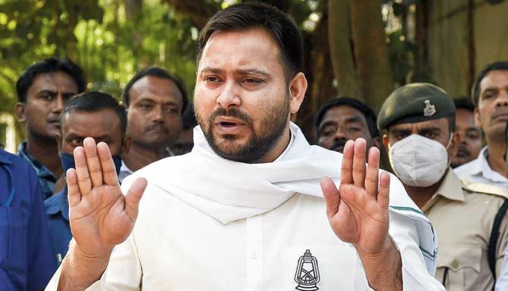 Tejashwi Yadav criticises BJP for asking caste and religion in Agnipath scheme
