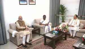 PM Modi meets Droupadi Murmu, greets her on being elected as India's 15th President