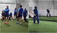 Team India sweats it out in nets ahead of first ODI against West Indies