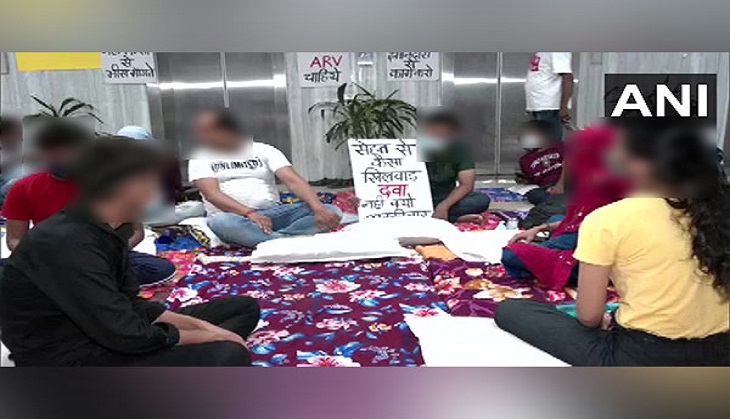 HIV patients protest shortage of life-saving drugs