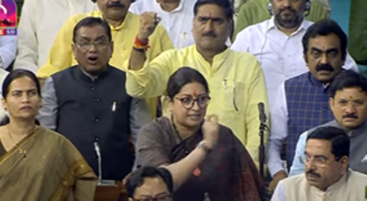 Smriti Irani accuses Sonia Gandhi of sanctioning humiliation of President Droupadi Murmu