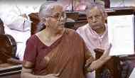 Finance Minister Sitharaman moves Appropriation Bills in Rajya Sabha