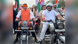 Manoj Tiwari fined for not wearing helmet during bike rally, issues apology