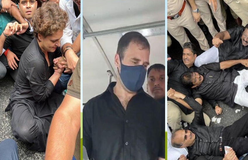 Rahul Gandhi, Priyanka detained amid protests over unemployment, inflation