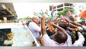 Odisha: Amit Shah, Dharmendra Pradhan take part in 'Tiranga Yatra' in Cuttack
