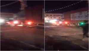 UP: Truck hits Samajwadi Party leader's car, drags it for 500 m in Mainpuri
