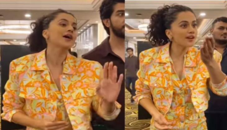 Taapsee Pannu gets into heated argument with paparazzi [Watch]