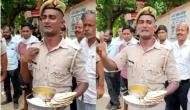UP cop breaks down complaining about mess food [Watch]