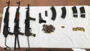 J-K: Security forces recover arms, ammunitions from Shopian's Kutpora after search ops