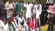 Farmers protest at Delhi's Jantar Mantar against unemployment