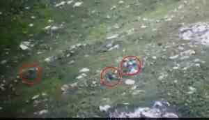 Video emerges of Pakistani terrorists trying to infiltrate into Indian territory