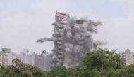 Noida twin towers come crashing down after use of 3,700 kg explosives