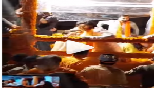 Watch: Ranveer, Deepika join Ambanis to celebrate Ganesh Visarjan festivities