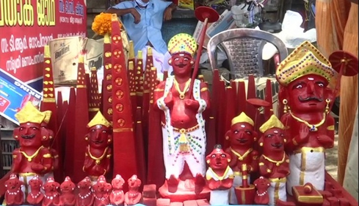 Onathappan sale in full swing during Onam festival