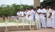 Tamil Nadu: Rahul Gandhi pays tribute to father Rajiv Gandhi ahead of 'Bharat Jodo Yatra'