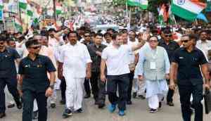 Rahul Gandhi resumed Telangana leg of Bharat Jodo, to enter Maharashtra later today 