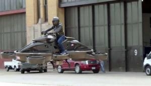 Flying bike makes its first appearance at Detroit Auto Show [Watch]