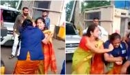 Caught on cam: Two women pull hair, thrash each other during fight at toll plaza; video goes viral