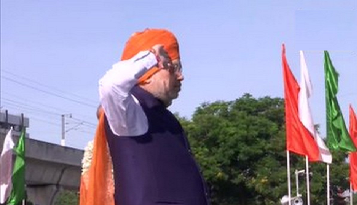 Hyderabad: Amit Shah participates in Telangana Liberation Day celebrations