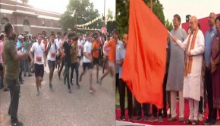 Amit Shah flags off PM Modi cross-country slum run