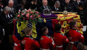 Elizabeth II funeral: Queen's coffin starts journey to final resting place; see inside photos