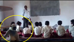 Langur attends class with students in Jharkhand; watch what happens next