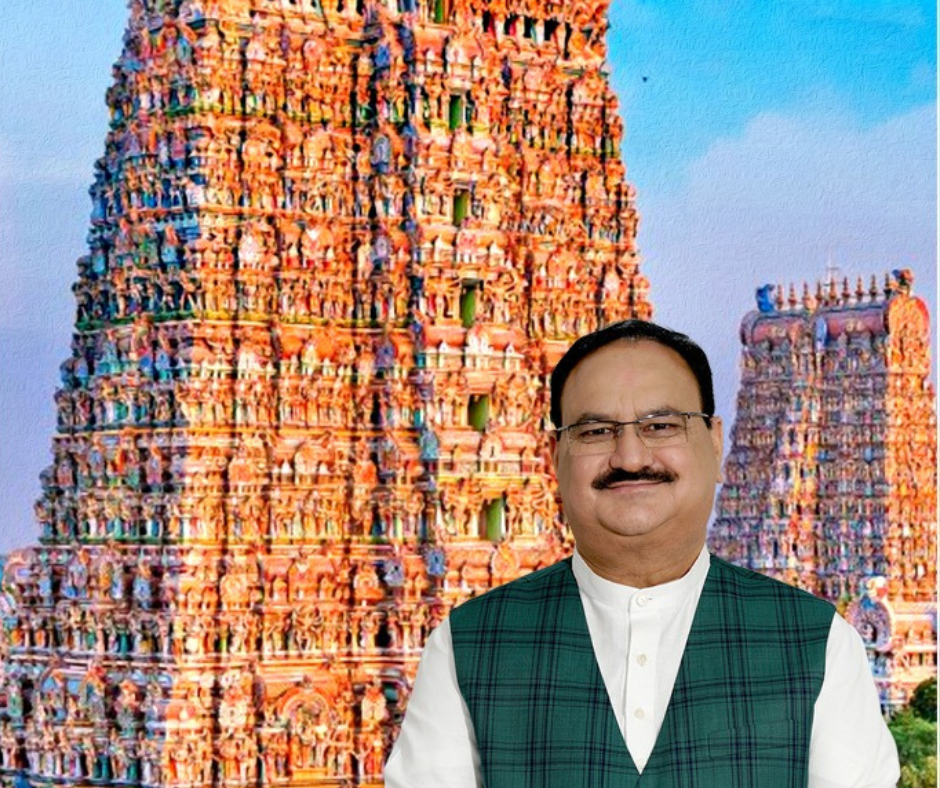 Tamil Nadu: BJP Chief JP Nadda on a 2-day visit from today