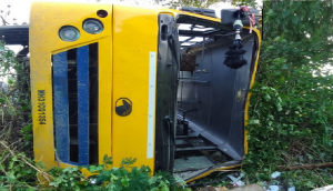 MP: Student dies as school bus meets with accident in Sagar