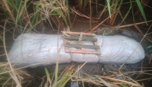 AK-47 rifle wrapped in packet recovered in Ferozepur near international border