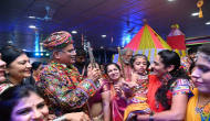 Chhattisgarh CM Bhupesh Baghel takes part in Garba Raas on Navratri