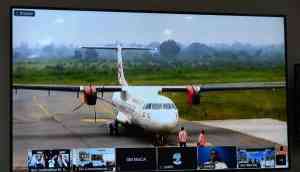 Union Min Scindia, CM Baghel inaugurate direct flight from Bilaspur to Indore