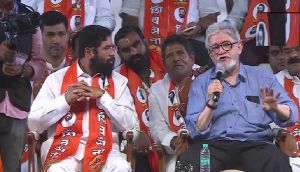 Balasaheb Thackeray's son Jaidev extends support to CM Shinde at Dussehra rally