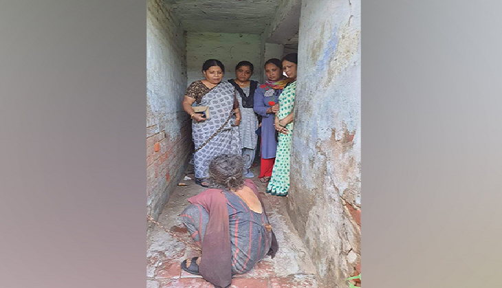 Mentally challenged woman kept chained in dingy room by family for 35 years, rescued