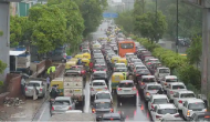 Waterlogged roads, traffic jams: Rain batters Delhi-NCR; check weather forecast [Pics]