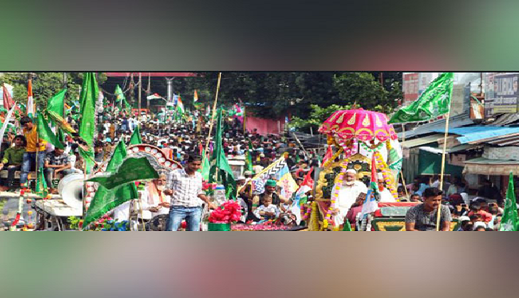 J&K: Spiritual gatherings, rallies fill streets of Jammu on Eid Milad-ul-Nabi