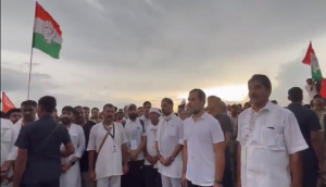 Watch: Rahul Gandhi, Congress leaders observe minute's silence for Mulayam Singh Yadav during Bharat Jodo Yatra